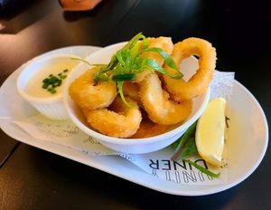 Calamari at Unity Diner in East London