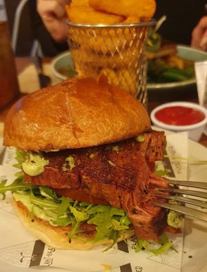 Redefine Steak Burger at Unity Diner in East London