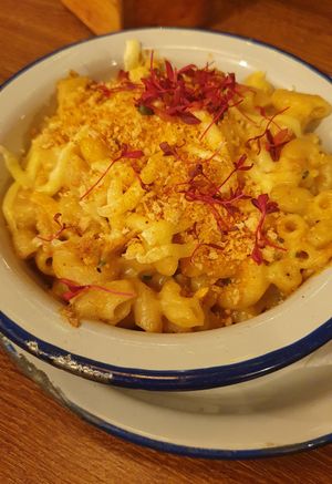 Truffle Bacon Mac & Cheese at Unity Diner in East London