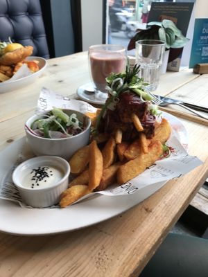   at Unity Diner in East London