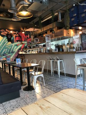   at Unity Diner in East London