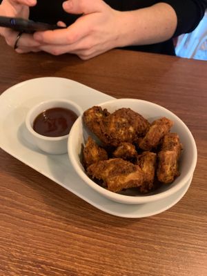 Tofu nuggets at Unity Diner in East London