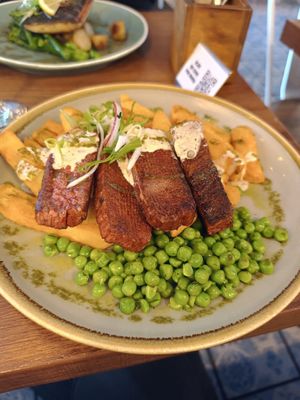 Steak and chips at Unity Diner in East London