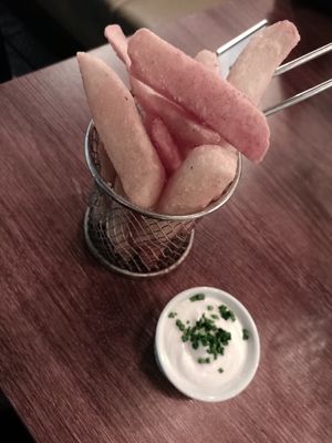 Chunky fries at Unity Diner in East London