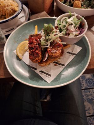 Tempeh ribs at Unity Diner in East London