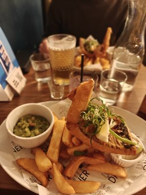 Award winning fish and chips at Unity Diner in East London