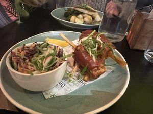 BBQ Tempeh  at Unity Diner in East London