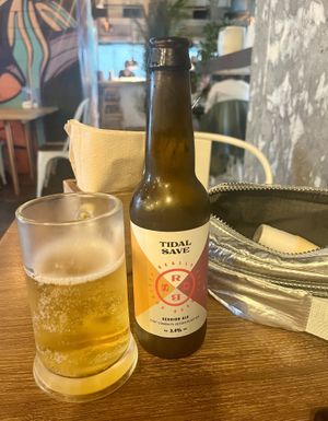 Tasty beer   at Unity Diner in East London