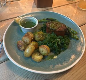 Steak  at Unity Diner in East London