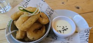 Calamari rings at Unity Diner in East London
