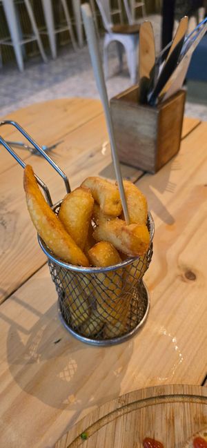 Chips at Unity Diner in East London