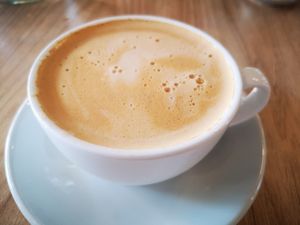 Pumpkin Spice Flat White at Unity Diner in East London