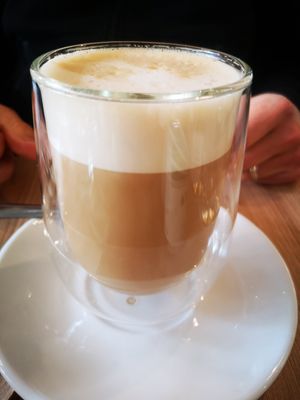 Honeycomb Latte at Unity Diner in East London