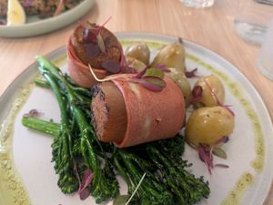 Mooli and bacon at Unity Diner in East London