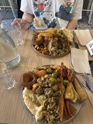 New sunday roast option!  at Unity Diner in East London