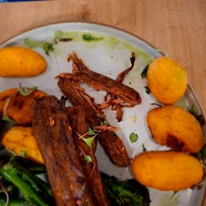 Inside 3D steak 👀😲 Texture filandreuse incroyable 🤤 !!! at Unity Diner in East London