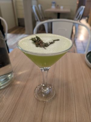 Vegan propaganda cocktail at Unity Diner in East London