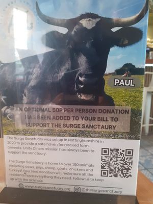  at Unity Diner in East London