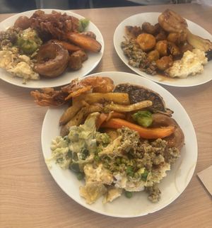 Our three vegan carveries (Sunday only)   at Unity Diner in East London