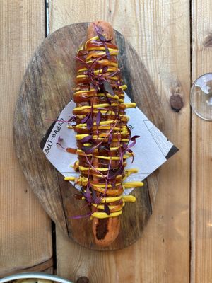 New York Style Dog  at Unity Diner in East London