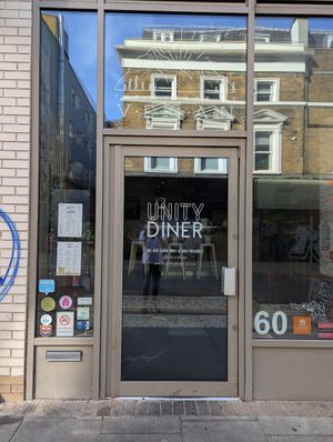  at Unity Diner in East London