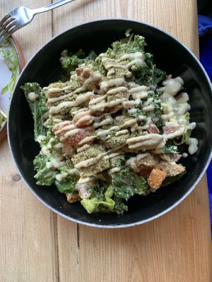 Ceasar salad nom nom  at Unity Diner in East London