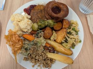 Sunday carvery at Unity Diner in East London