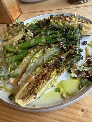 One of their current salad options - the caramalised seeds are to die for!  at Unity Diner in East London