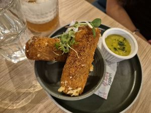 Mozzarella sticks at Unity Diner in East London