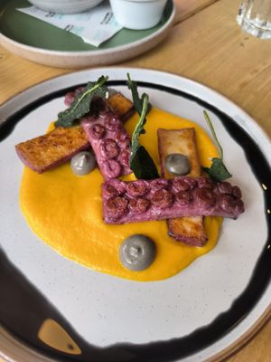 Octopus at Unity Diner in East London