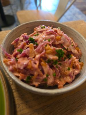 Coleslaw at Unity Diner in East London