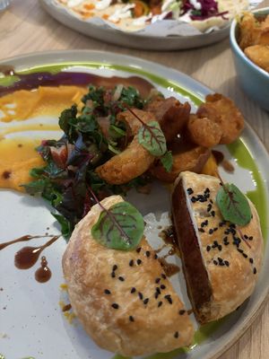 steak wellington  at Unity Diner in East London