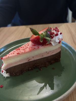 cheesecake  at Unity Diner in East London