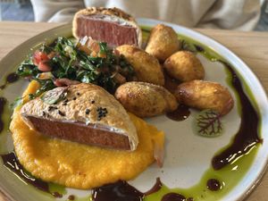 Beef wellington   at Unity Diner in East London