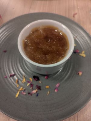 Creme brulee at Unity Diner in East London