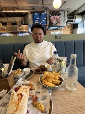   at Unity Diner in East London