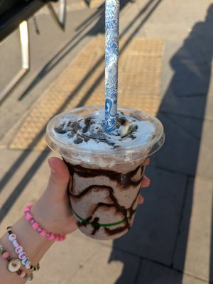 Chocolate Oreo Crunch Shake at Unity Diner in East London