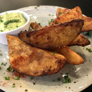 Potato wedges at Unity Diner in East London