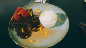 Brownie at Unity Diner in East London