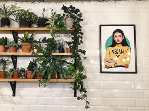 Interiors  at Unity Diner in East London