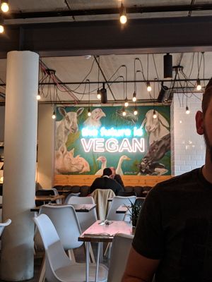 Artwork at Unity Diner in East London