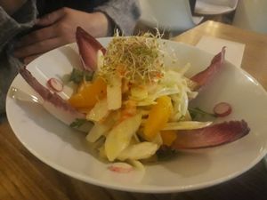 'Crab' Salad at Unity Diner in East London