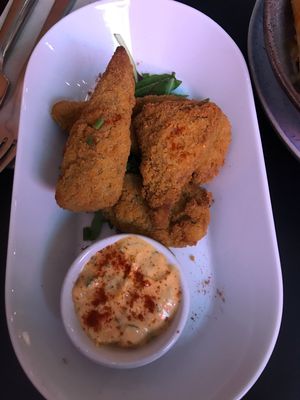 Seitan wings at Unity Diner in East London