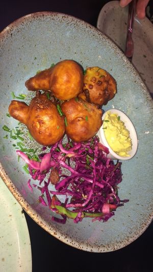 cauliflower wings  at Unity Diner in East London