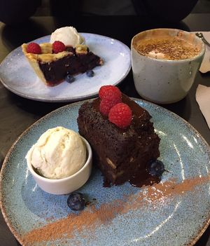 Dessert  at Unity Diner in East London