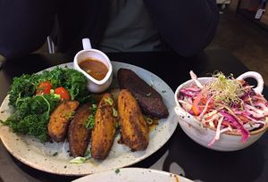 Main course  at Unity Diner in East London