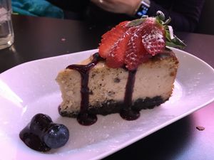 Cheesecake at Unity Diner in East London