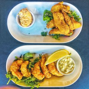 Starters  at Unity Diner in East London