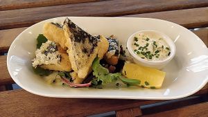 Tofish starter at Unity Diner in East London