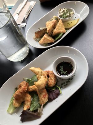Tofish bites  at Unity Diner in East London